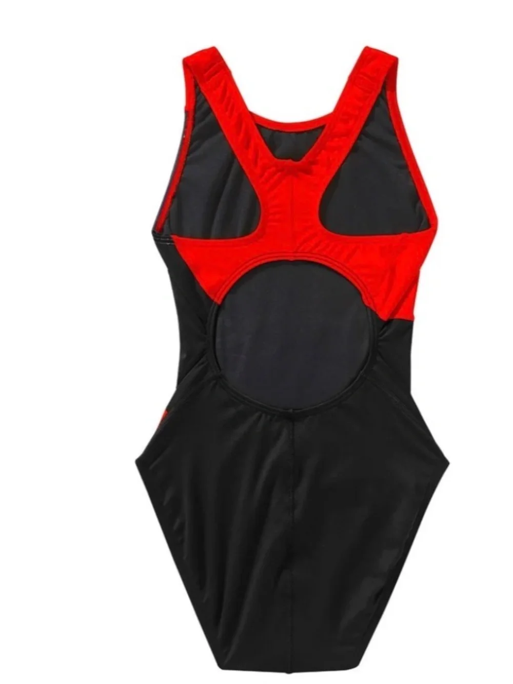 TYR Durafast Elite Girl's Maxfit One Piece – Vanguard Splice Swimsuit Black/Red